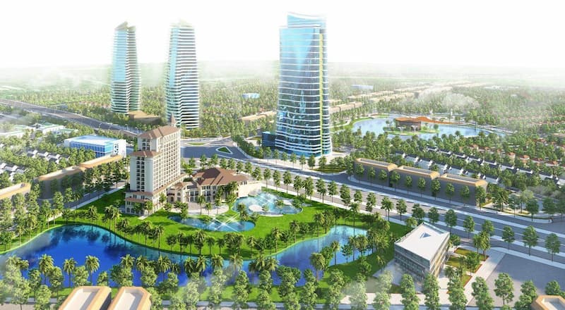 Khởi công dự án Alluvia City - Đón chờ siêu phẩm mới tại Văn Giang 2 Thành phố khoáng nóng Alluvia City nằm ven dòng sông Hồng